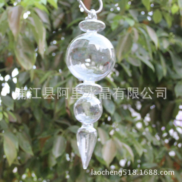 浦江厂家直销异形空心玻璃球水晶吊球（免费拿样）