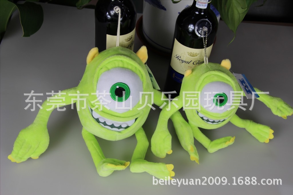 外贸玩具怪兽大学mike wazowski 麦克独眼怪毛绒公仔