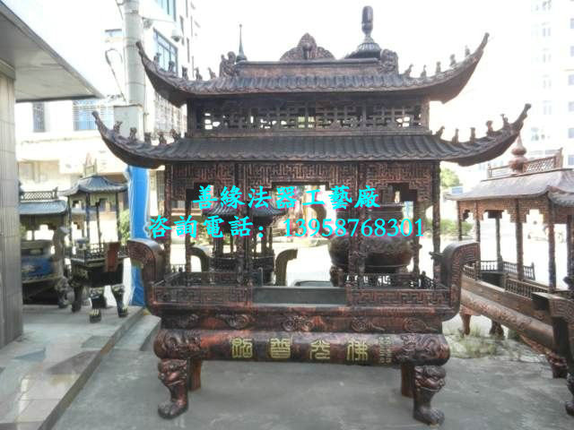 SY-0747二层八龙柱香炉