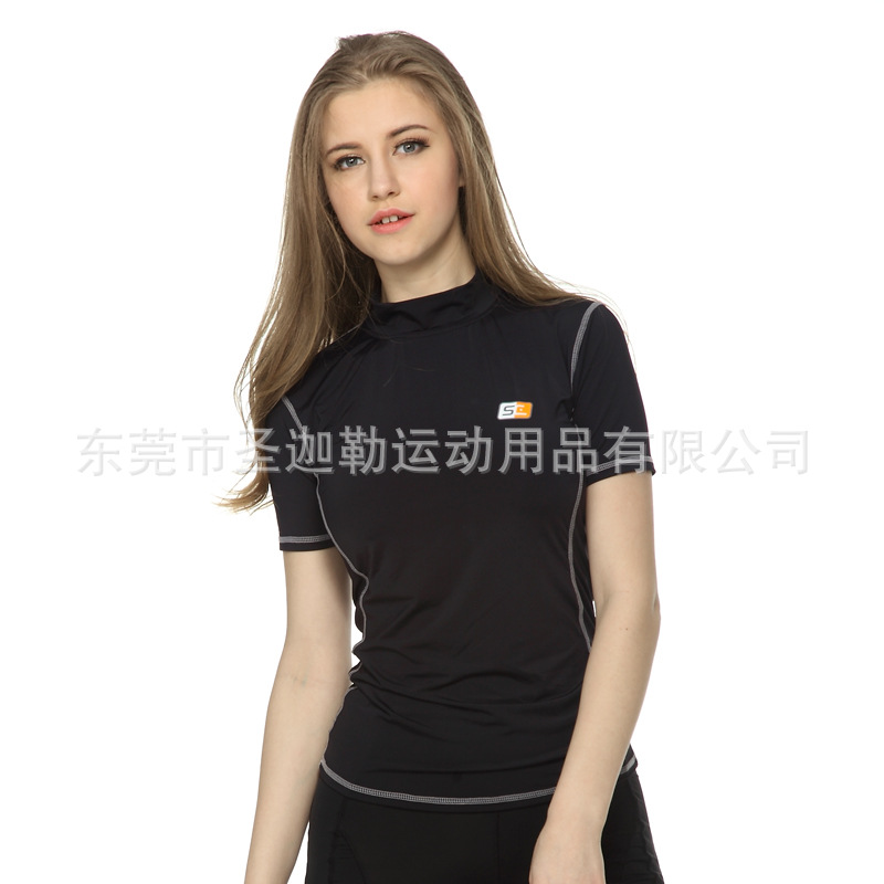 <em>Stan</em> Caleb 圣迦勒 2014新款 短袖紧身衣 <em>女</em> 运