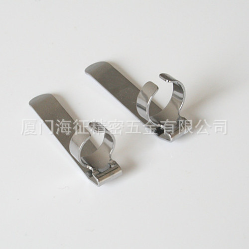 厂家专业加工金属笔夹 宝珠笔金属笔夹加工