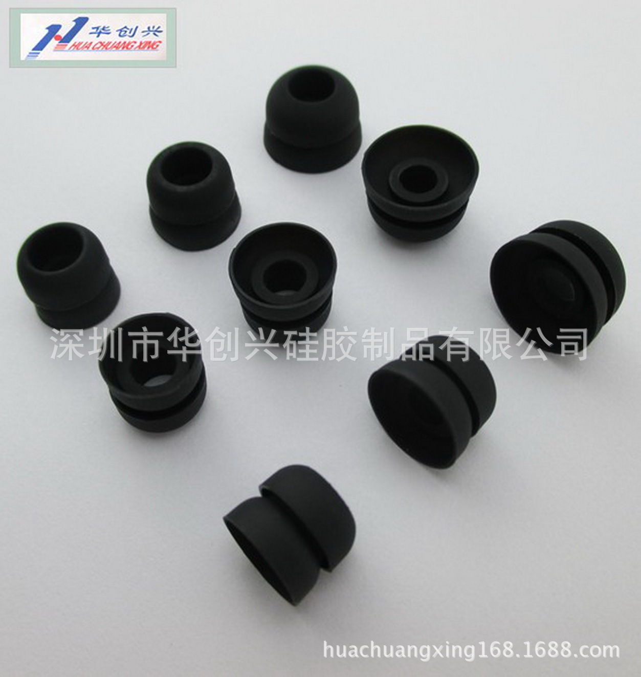 其他数码配件-耳机套 双节硅胶耳塞 耳机硅胶套