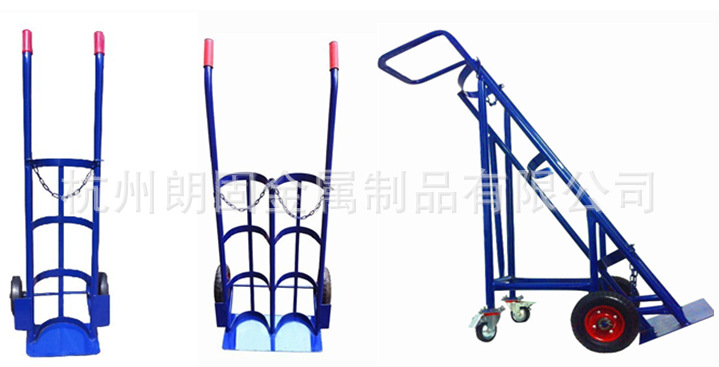 广西双气瓶推车 海南两个钢瓶推车正品