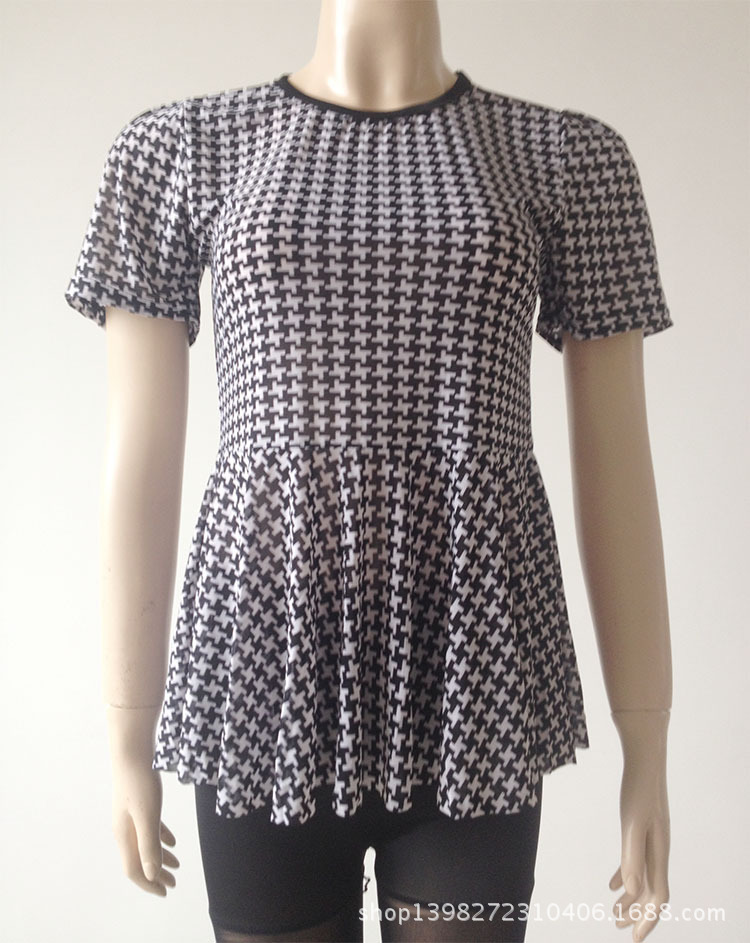 批发采购中老年女装-中老年连衣裙夏季新款短