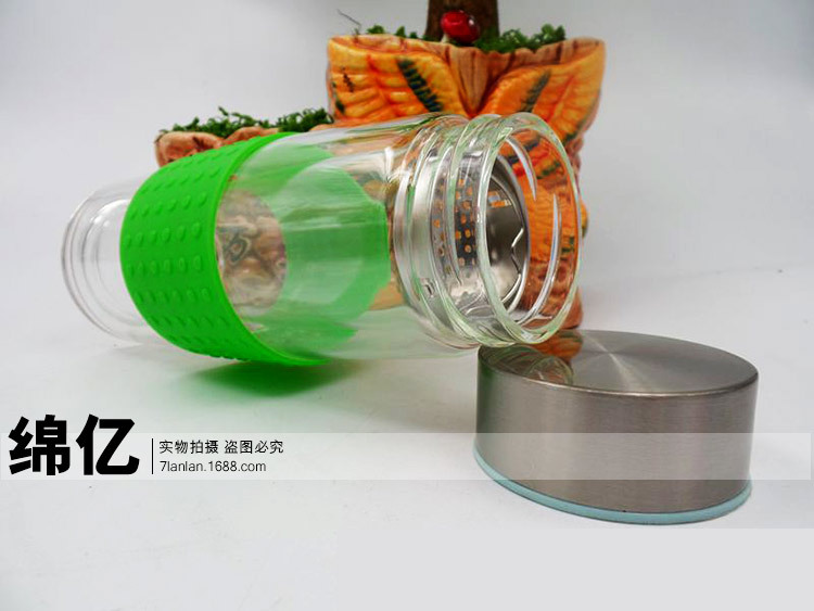 中短烧厚底玻璃杯的实拍图02