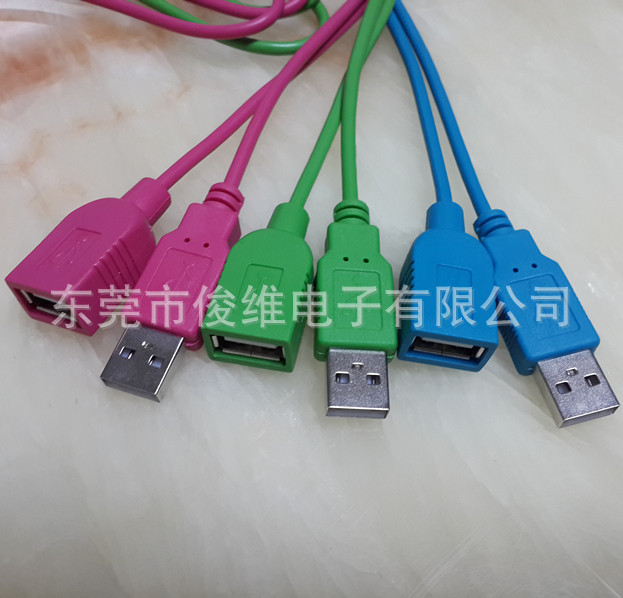 彩色USB延长线_副本