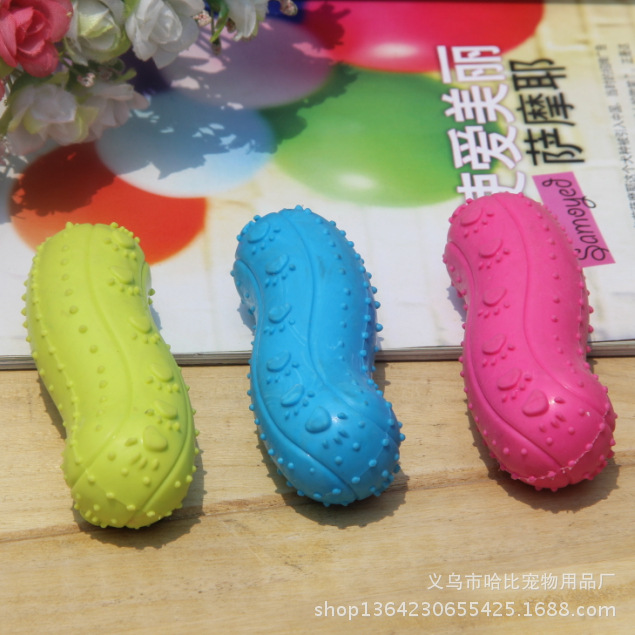 火腿肠 TPR橡胶耐咬宠物玩具 狗狗猫咪磨牙橡