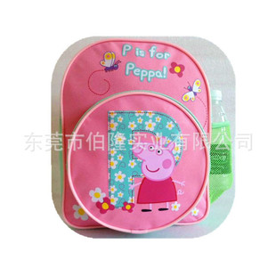 <em>书包</em>-新款上市 peppa pig <em>粉红猪小妹</em> 学生<em>书包</em>