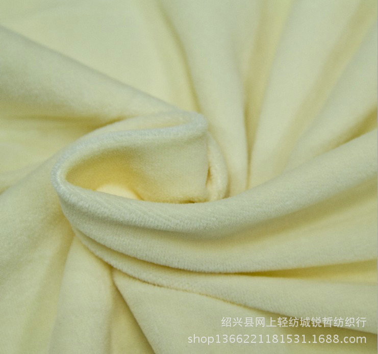 厂家直销全涤水晶超柔短毛绒 玩具家纺用短毛