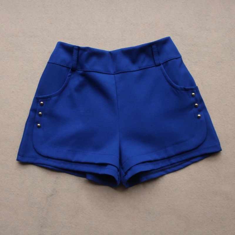 <em>2014新款短裤夏季女装</em>韩版时尚百搭显瘦修身