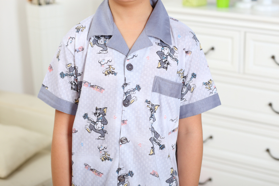 <em>睡衣</em>、家居服-夏季新款 <em>男童</em>短长<em>卡通版睡衣</em>童