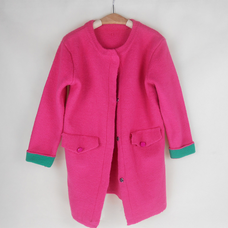 批发采购女式<em>毛衣</em>-2014<em>冬季</em>新款针织<em>厚外套开</em>