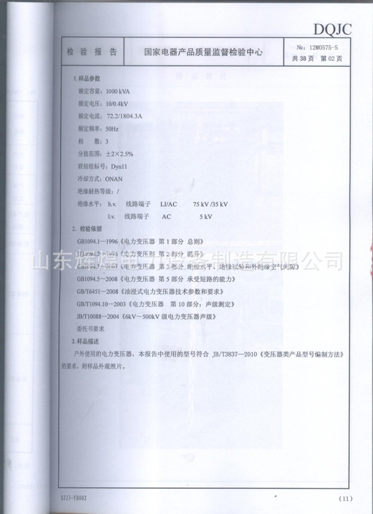 S13-1250检验报告 (2)