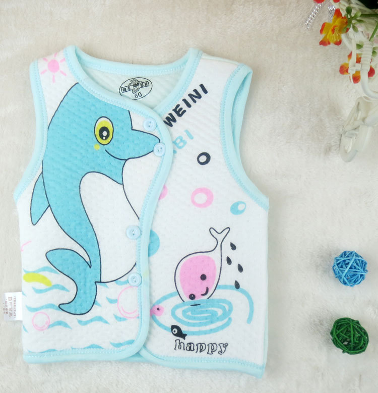 2014秋冬新款 三层夹棉 婴<em>幼儿保暖</em>外穿<em>马甲</em> 儿