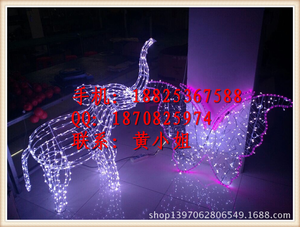 景观灯-MJY-W路灯杆大象造型灯 立体动物灯 L