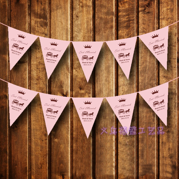 批发采购场地布置道具-三角旗拉花会场装饰彩