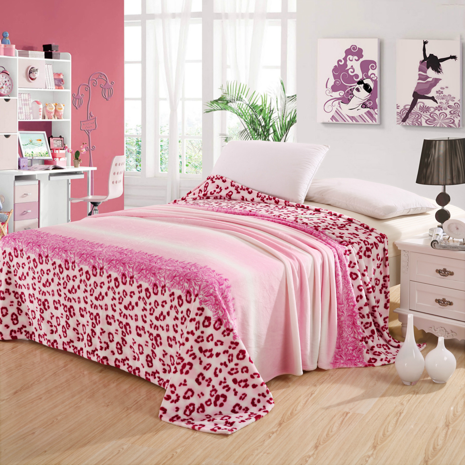 【法兰绒毛毯 厂家直销 质量保证】