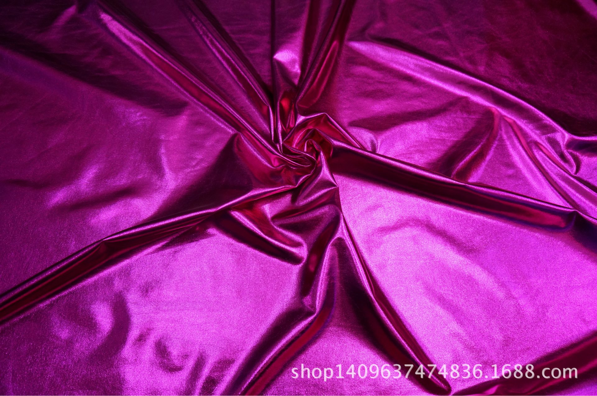 针织四面弹烫金