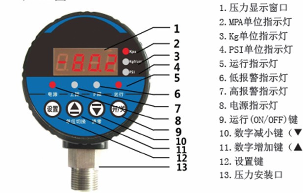 水泵壓力控制器