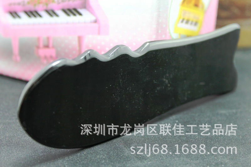 天然正品黑水牛角刮痧板 经络保健刮痧板 黑色牛角刮痧板厂家