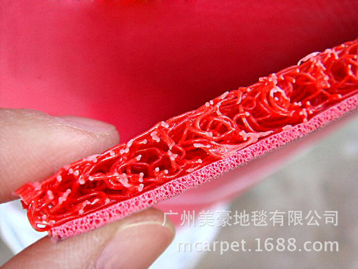 丝圈地毯红色高清图