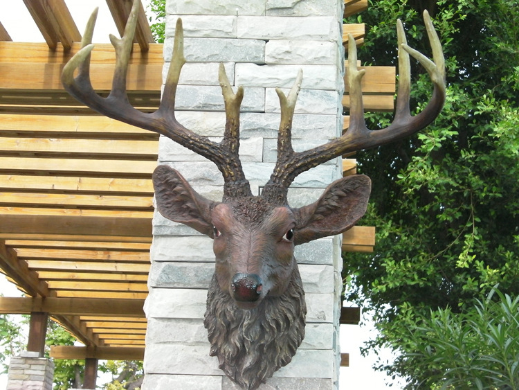 鹿头-壁挂(仿真效果)