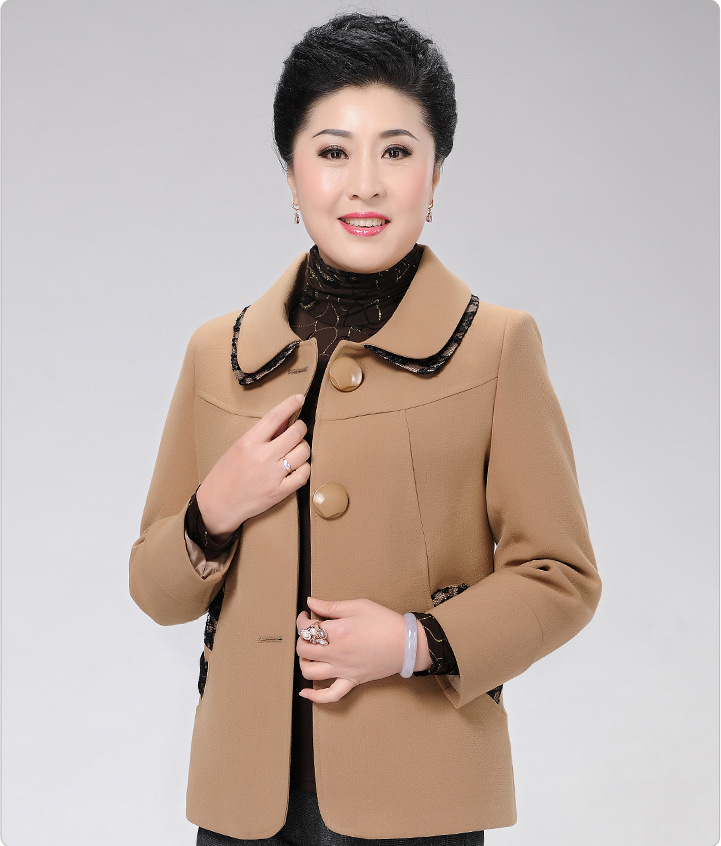中老年<em>春秋装女外套</em>中年女装2014新款服装长