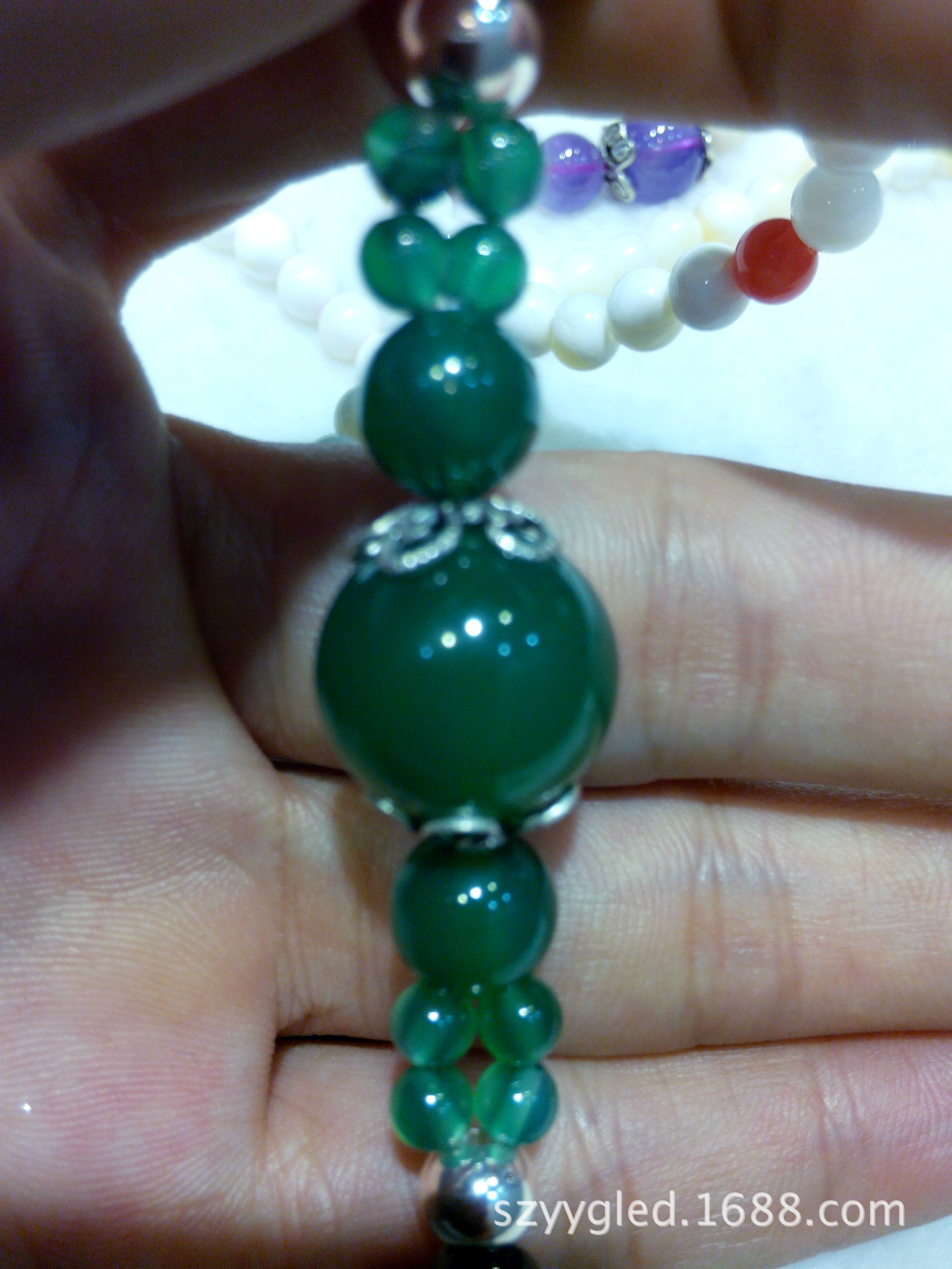 【天然水晶批发 2014<em>新款</em>多层手链 <em>毛衣链</em> 1.2