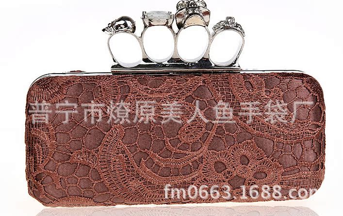 D55骷髏頭蕾絲包