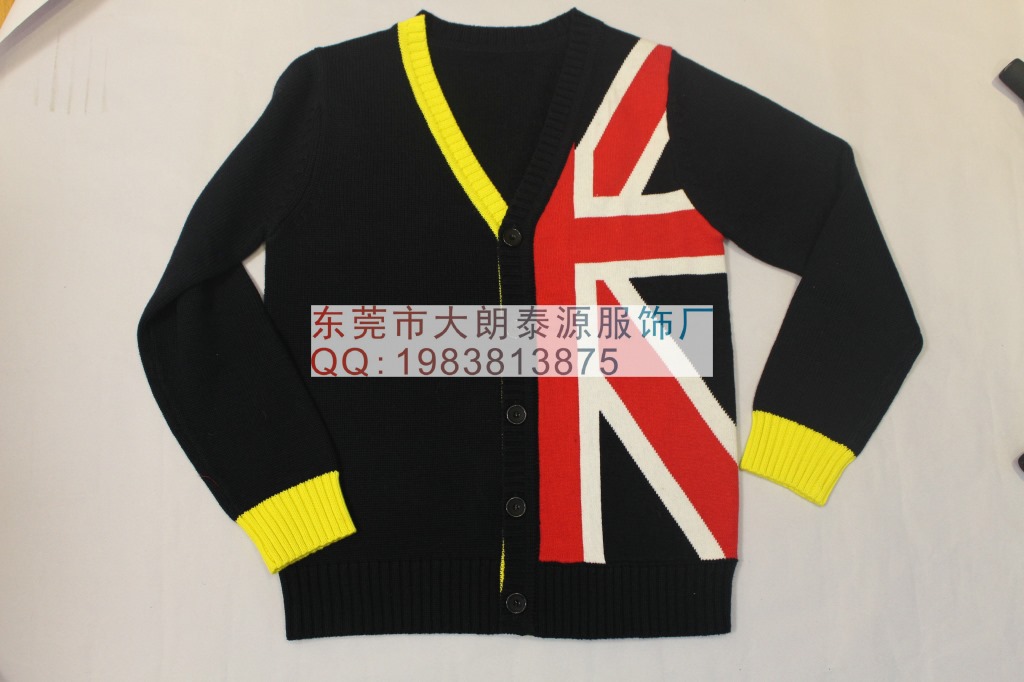 <em>童毛衣</em>-棉纱儿童粗<em>针</em>提花开胸针织毛衣外套-童