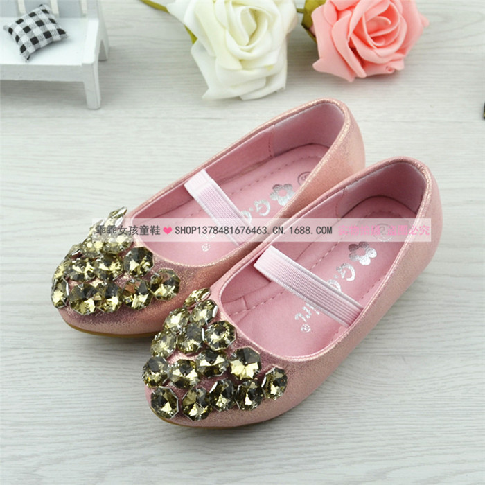 2014韩版秋款宝宝单鞋 软底女童鞋 儿童皮鞋外贸鞋批发 公主鞋