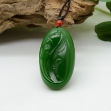 高仿新疆和田玉碧玉(外蒙料)玉观音头像吊坠 玉观音吊坠批发