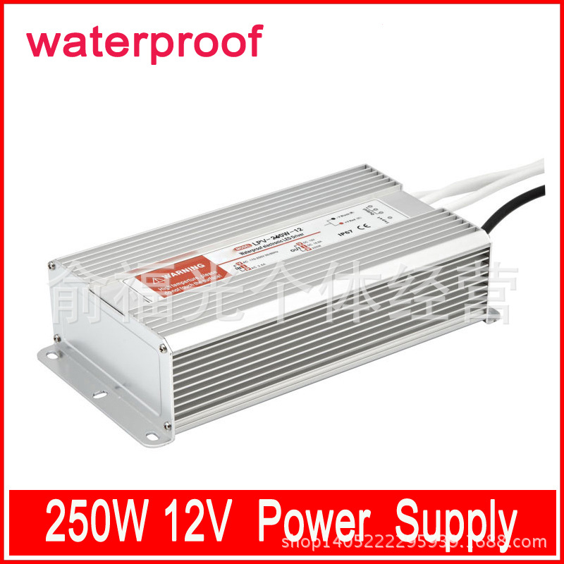 电工电器/LED开关电源/LPV防水单组输出系列/LPV-250W-12V