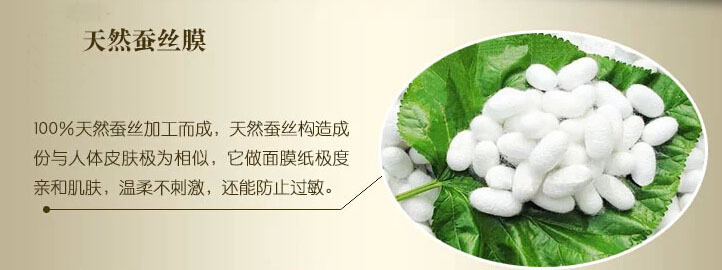 加工纯天然蚕丝面膜 美白养颜补水面膜OEM贴牌