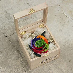 木盒-永生花木盒~鲜花木盒包装盒~礼品盒-木盒
