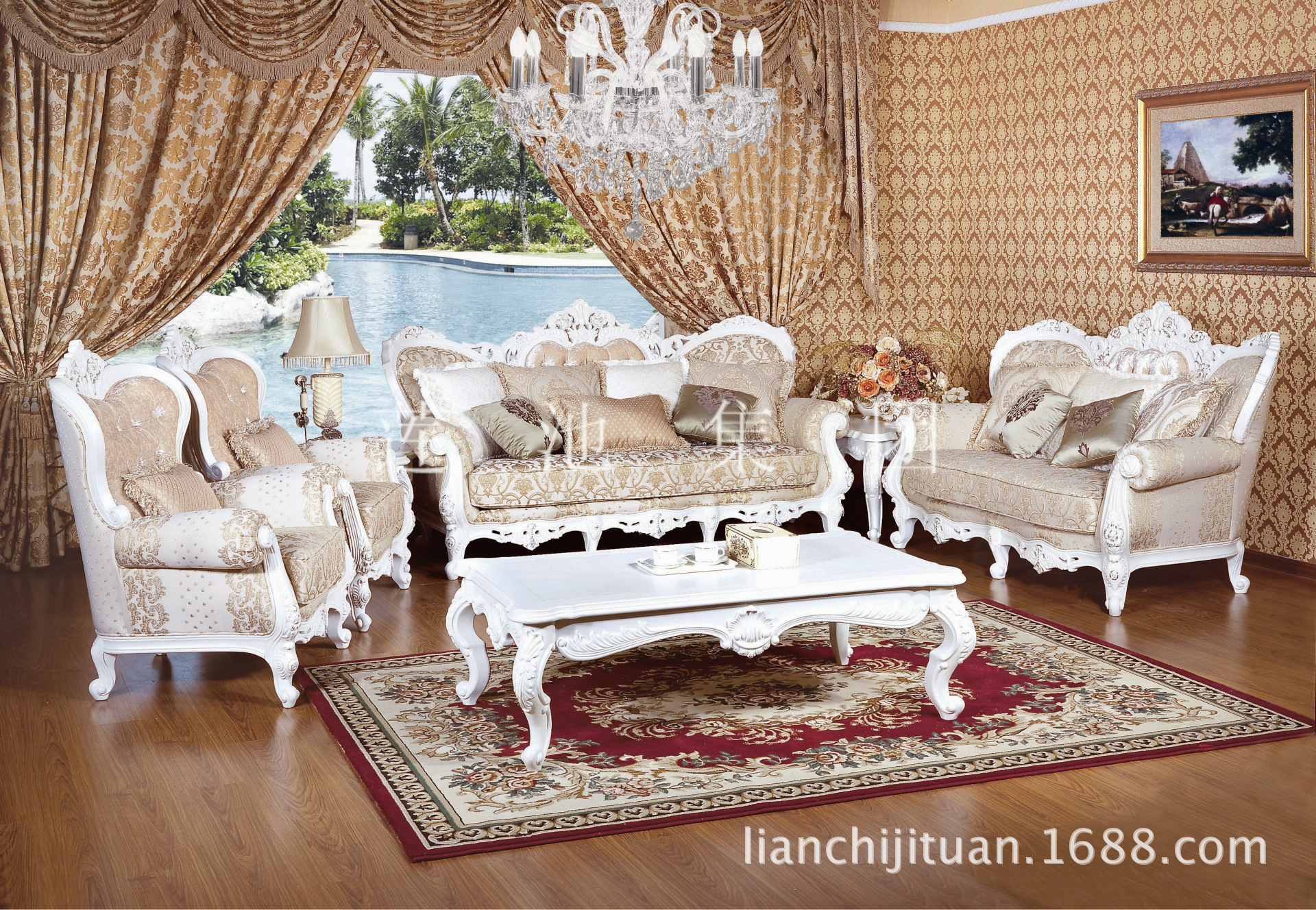 成套家具-.【批发经销】精美家具 欧式沙发 仿