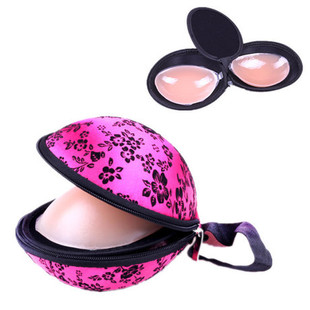 <em>文胸-厂家直销</em> 文胸盒 <em>硅胶</em>隐形文胸收纳包批发