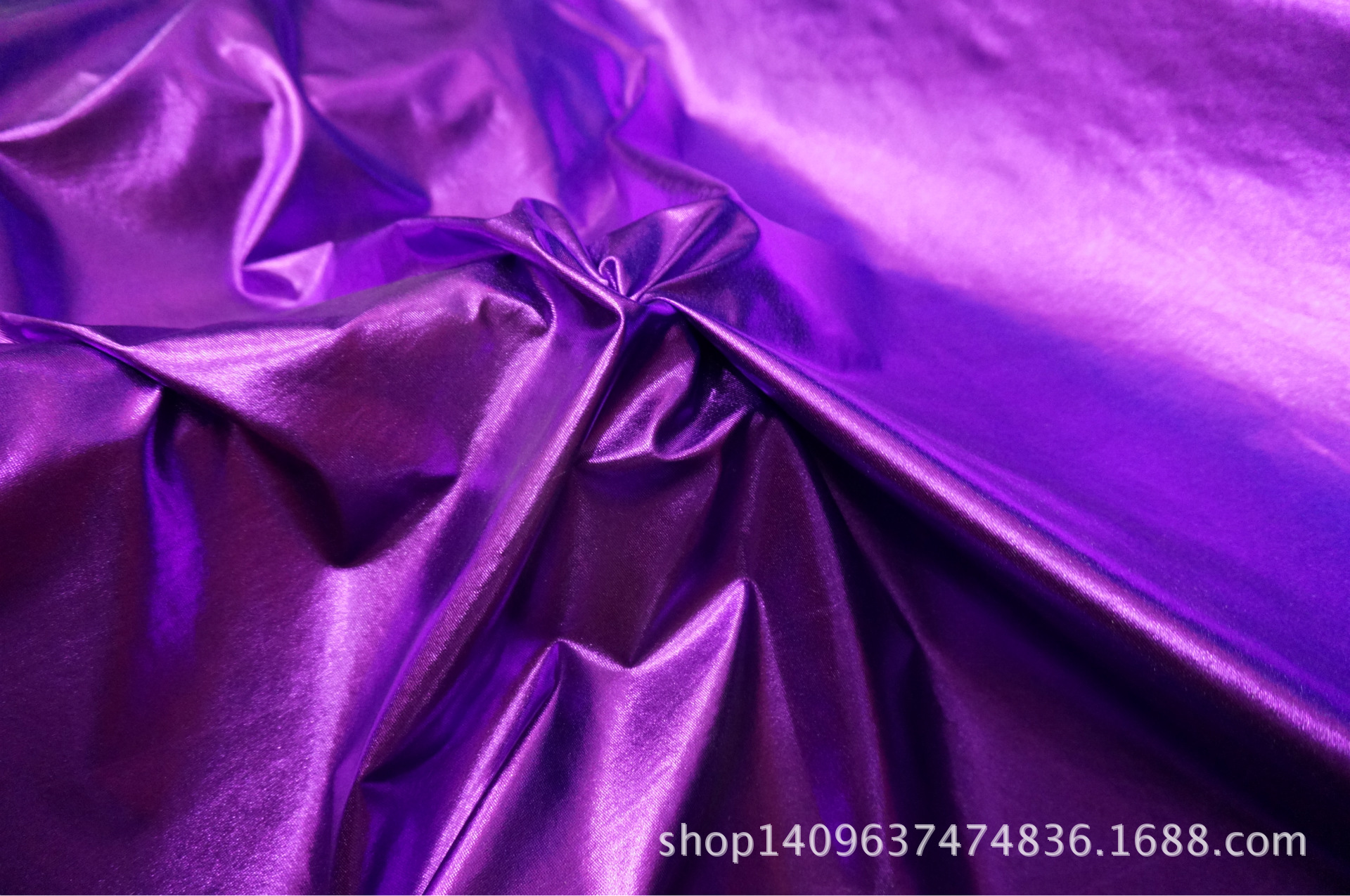 针织四面弹烫金