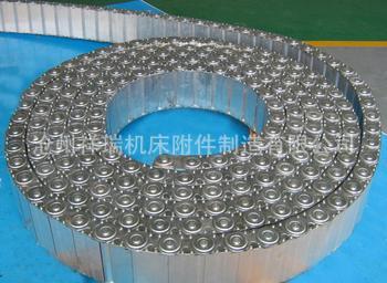 冶金设备专用大型钢制拖链 优质钢板淬火金属拖链