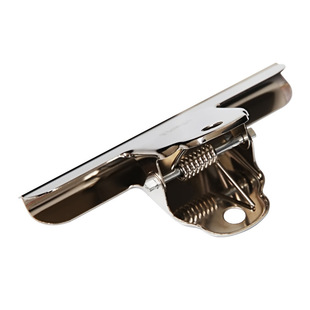 夹子-得力9532金属夹子不锈钢夹子票夹文具夹