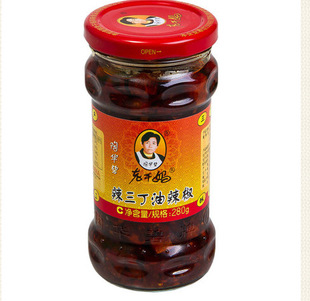 调味酱-供应 正品 出口专用 老干妈辣三丁油辣