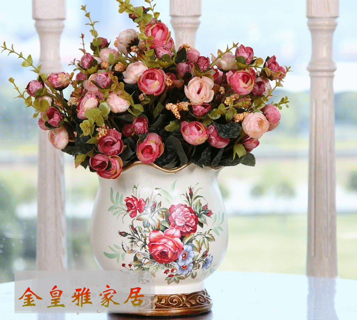 复古高档器具 时尚古典花瓶花器 欧式奢华花瓶 创意结婚礼品