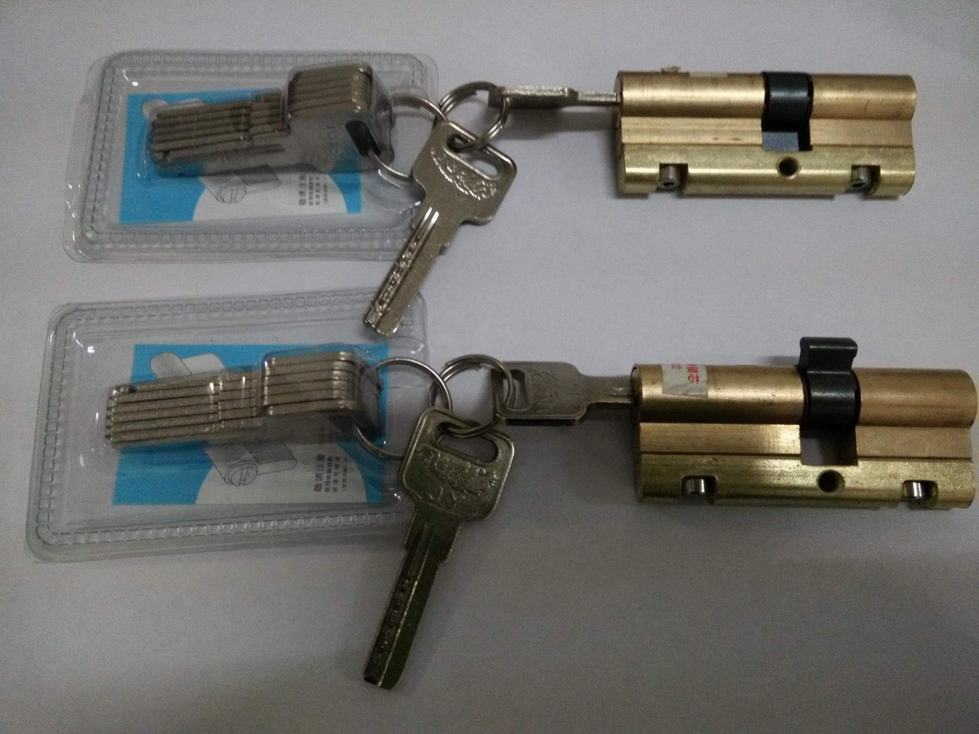 全铜防盗门锁芯 防打断锁芯 家用门大门入户门锁心通用型