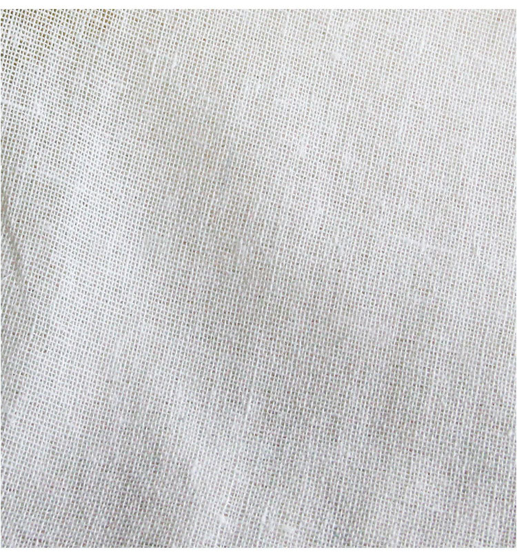 本白方格双层纱布_07