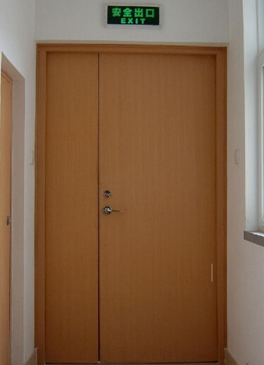 河北地区 厂家生产直销 子母式钢木质防火门 图