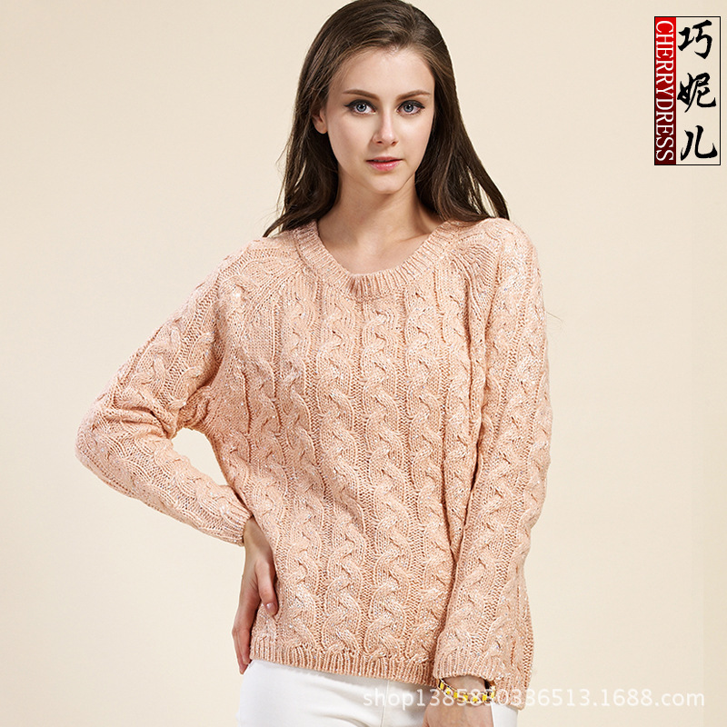 2014春装新款<em>韩版女装</em> <em>套头</em>女<em>毛衣</em>气质 小鹿图