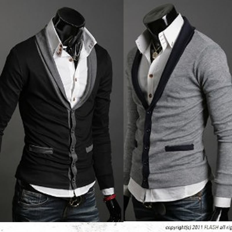 清仓限量底价 男式小<em>翻领针织开衫</em> 图片_高清