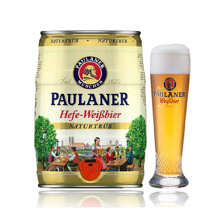 Пиво paulaner hefe-weizen светлое 5.5% боч.5.0л (4066600101956)