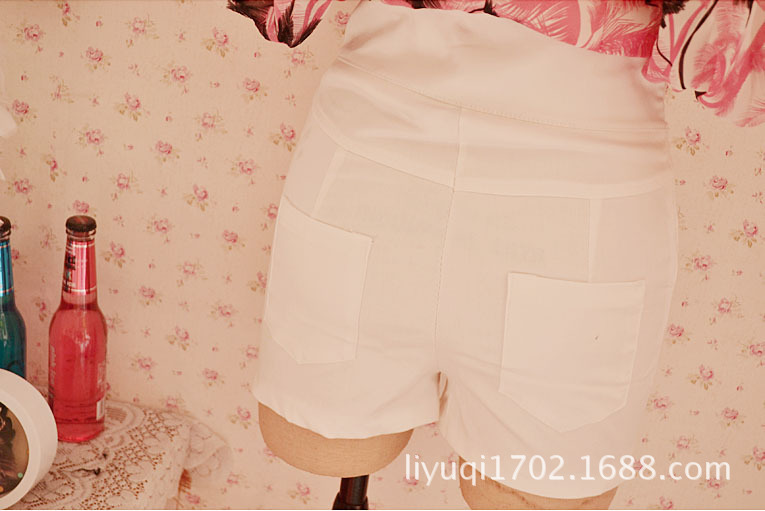 【韩国东大门夏季新款韩版韩单百搭<em>双排扣</em>弹力