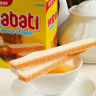 印尼进口纳宝帝 那巴提奶酪芝士威化饼干10g 特产进口零食品